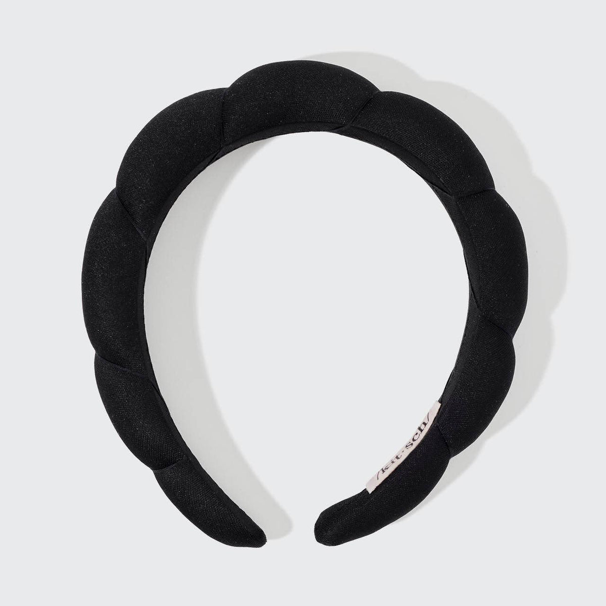 Kitsch Recycled Padded Headband – Black | Vadderat Diadem