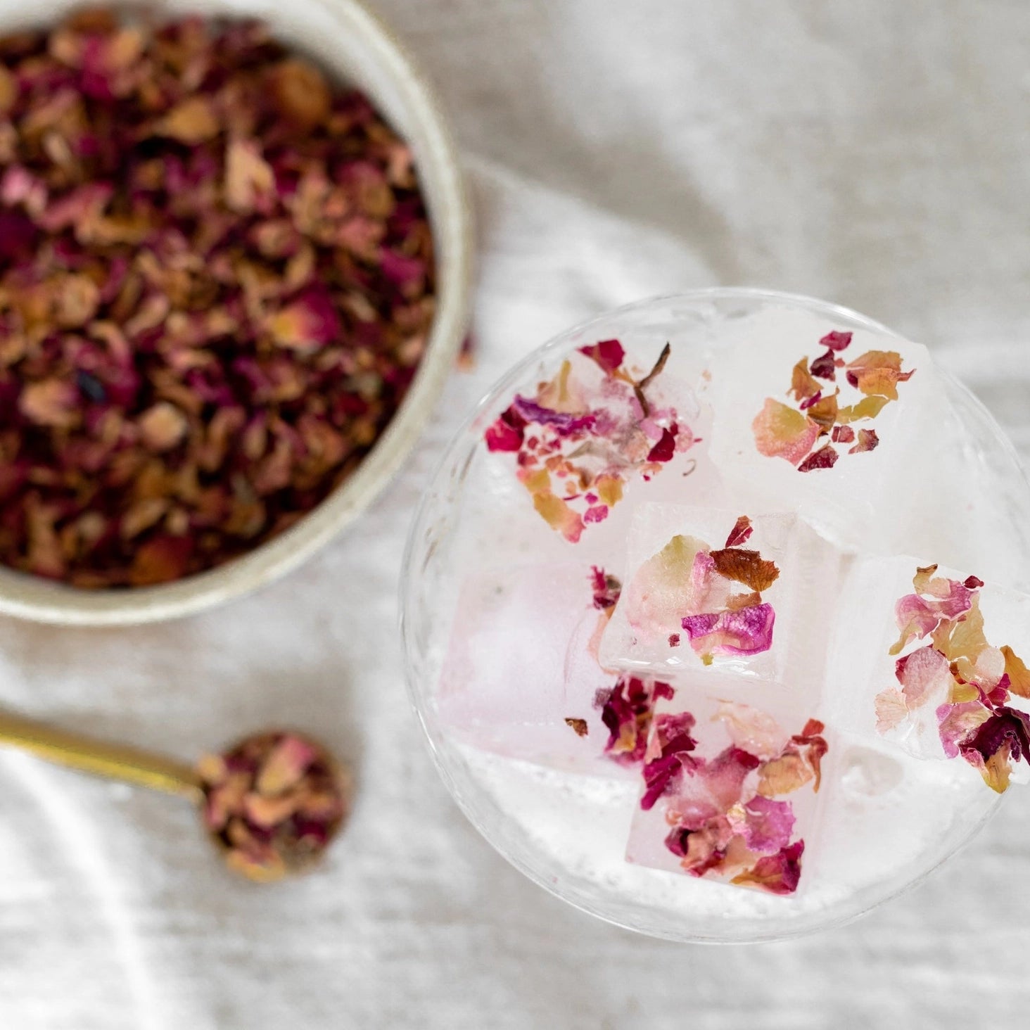 ROSE PETALS | TOPPINGS, TEA PRESS