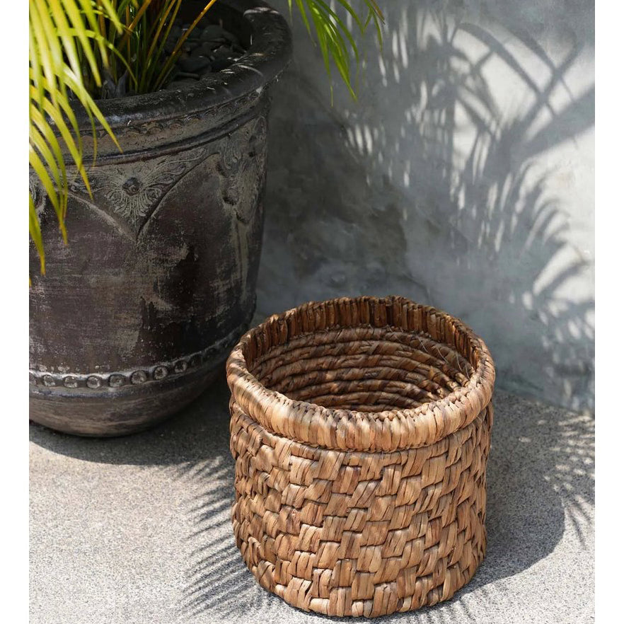 Choppy |  Korg i vattenhyacint – handflätad förvaring