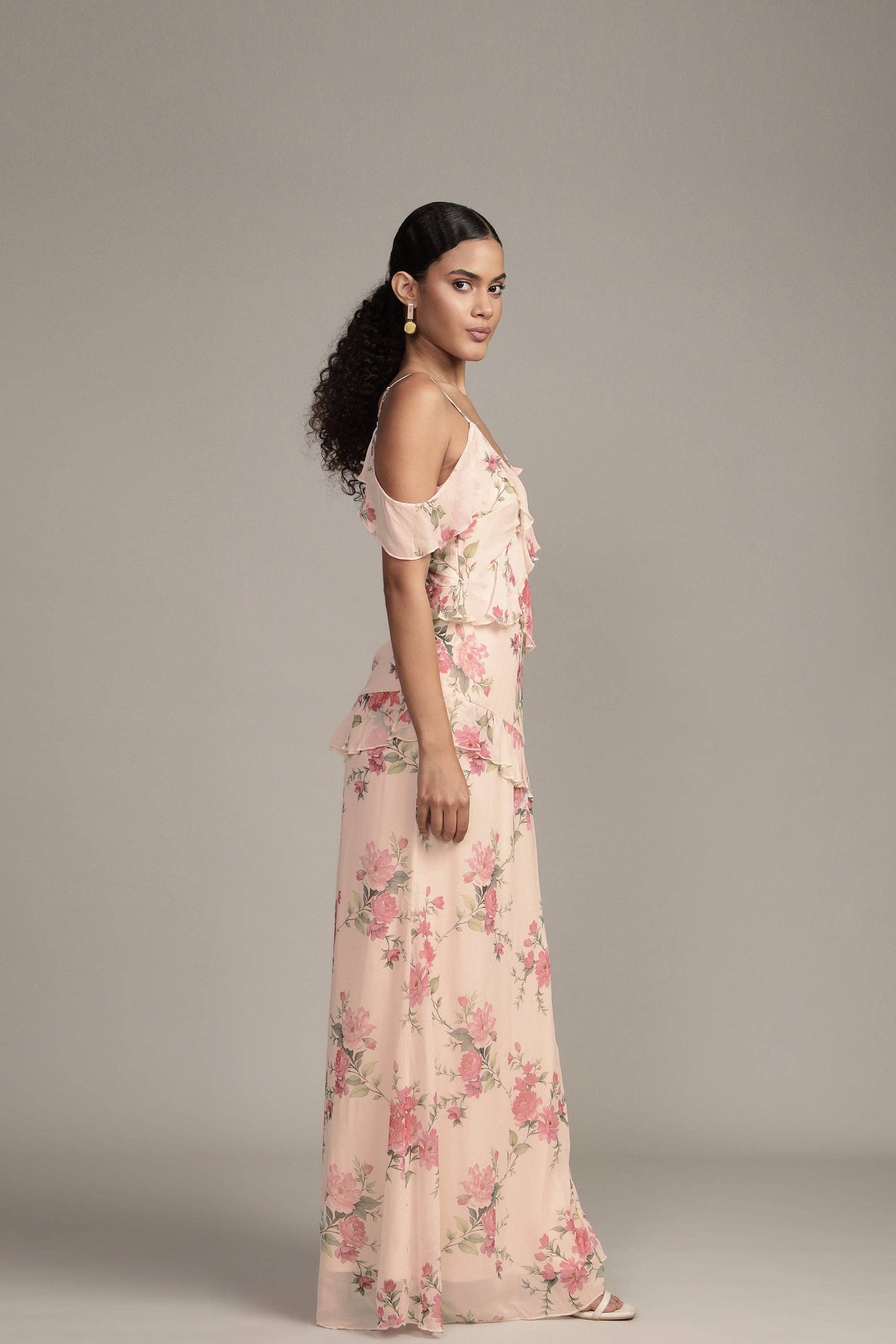 Lace &amp; Beads Leighton Floral Maxi Dress