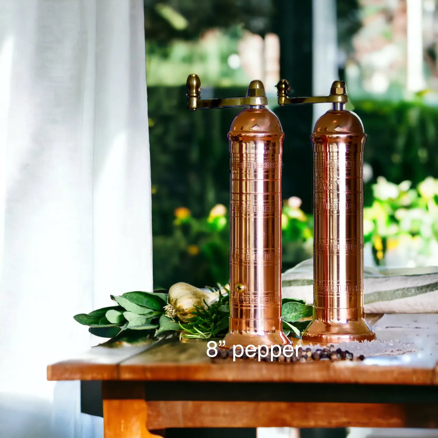 „Copper Mill“ – 8" Pfeffermühle, Alexander Handcrafted Mills
