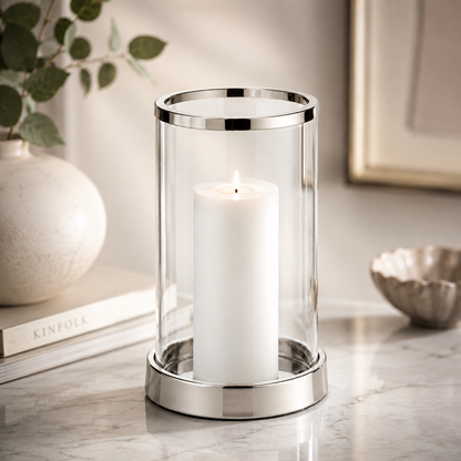 Silverpläterad Ljuslykta Sanremo 26 cm | EDZARD