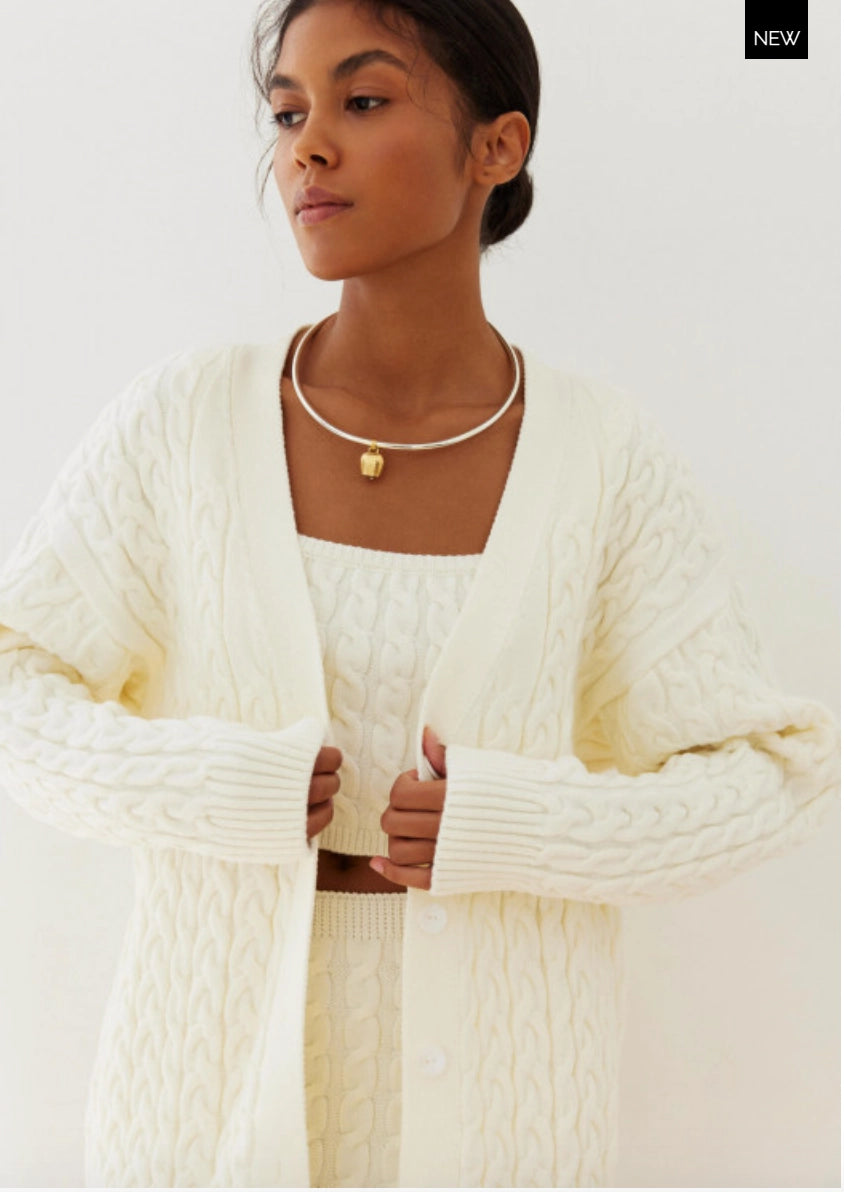 Gilet oversize tricoté Nenya