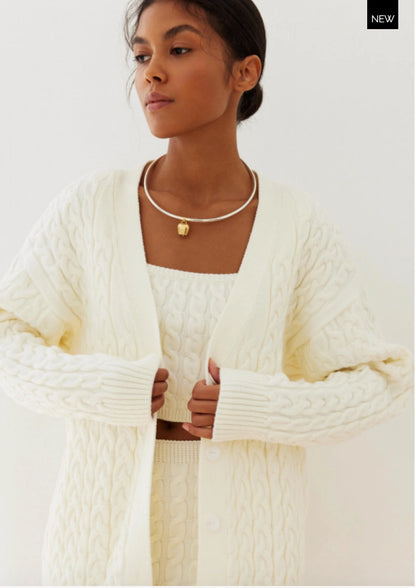 Knitted Oversize Cardigan, Nenya