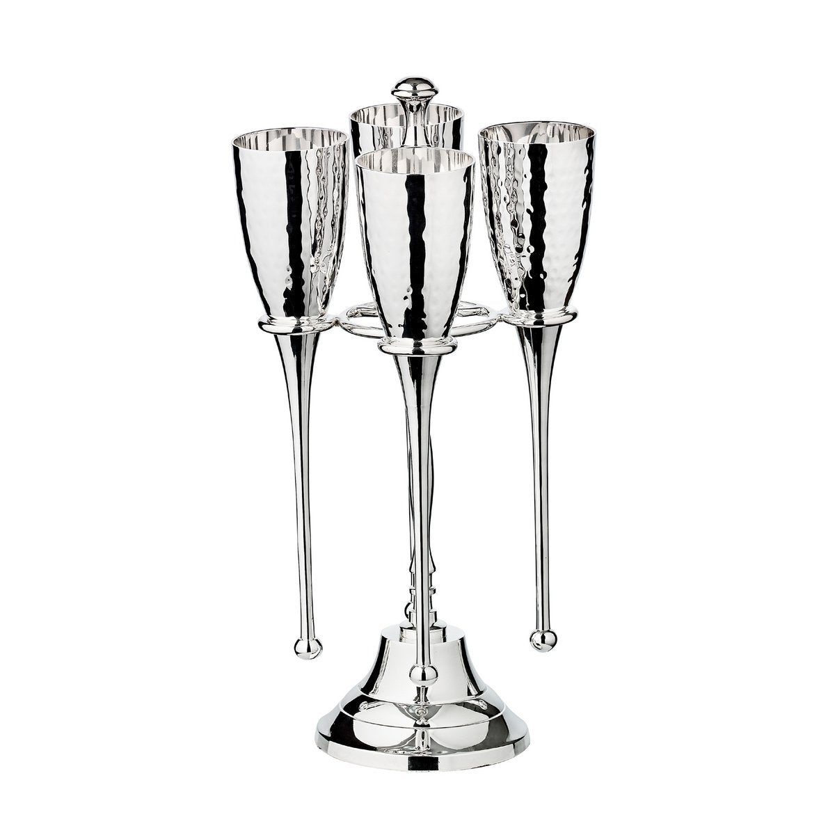 Champagnerflöten „Didi“ – 4er Set mit Ständer – EDZARD