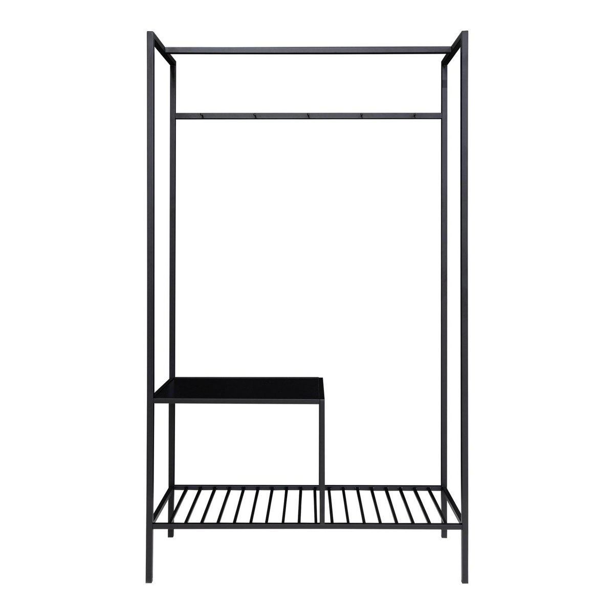 Vita Wardrobe - Black, steel, 101x38x170 cm