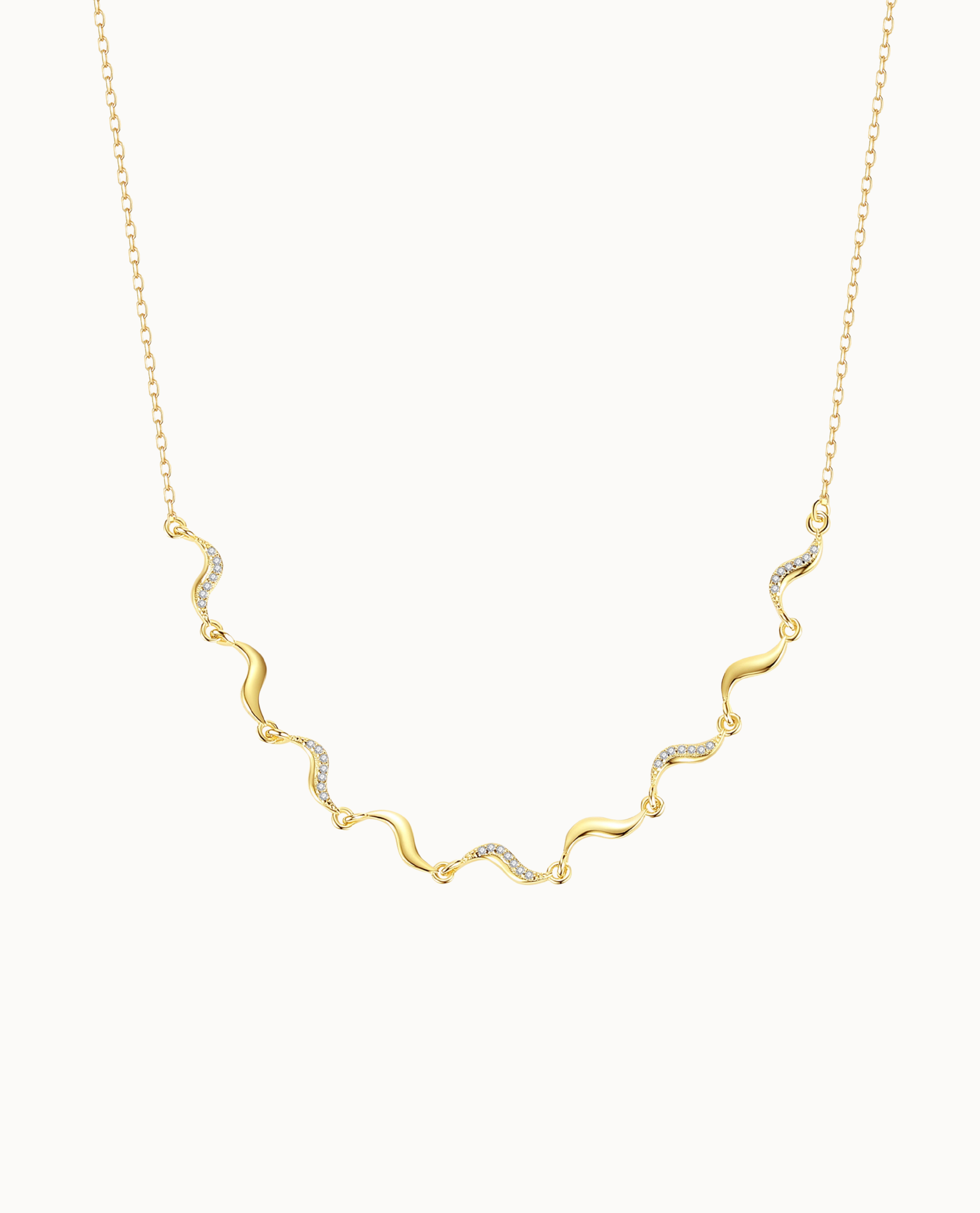 Stella Necklace – 18K Gold-Plated Sterling Silver