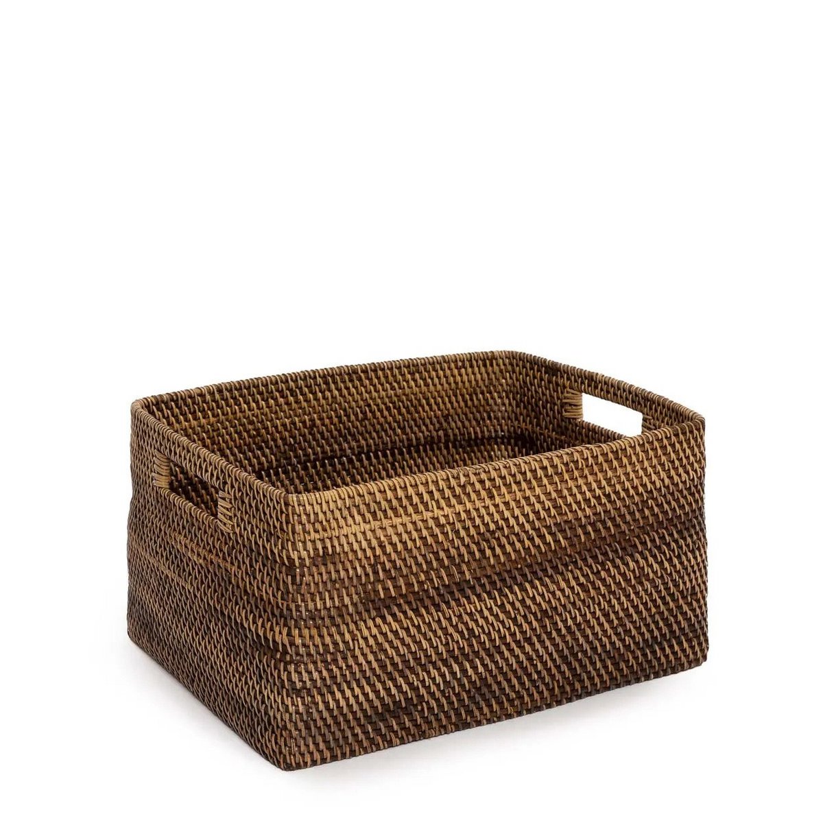 Panier à magazines colonial – Naturbrun (Grand)