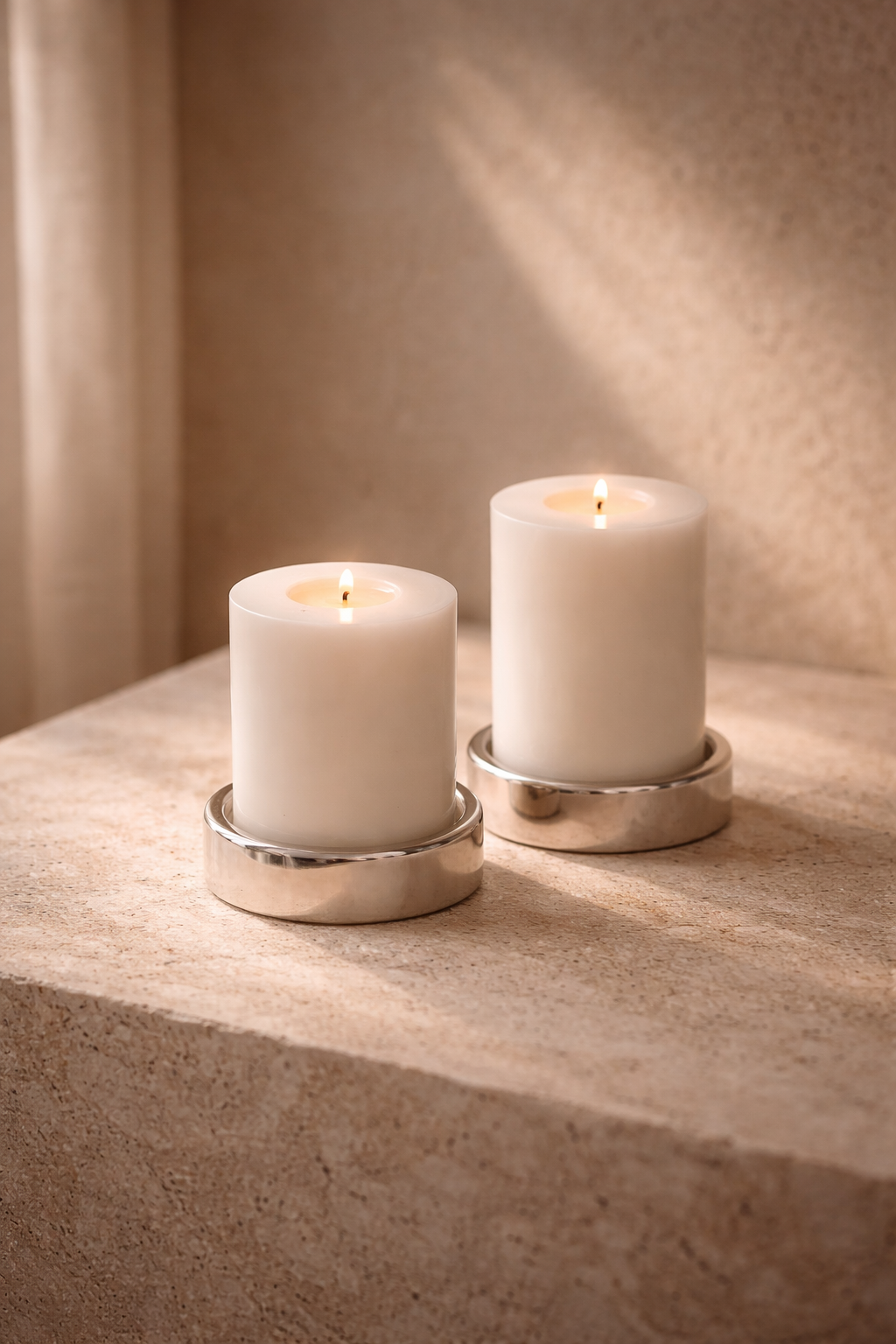 Sanremo | Ljusstakar i silverplätering, 2-pack