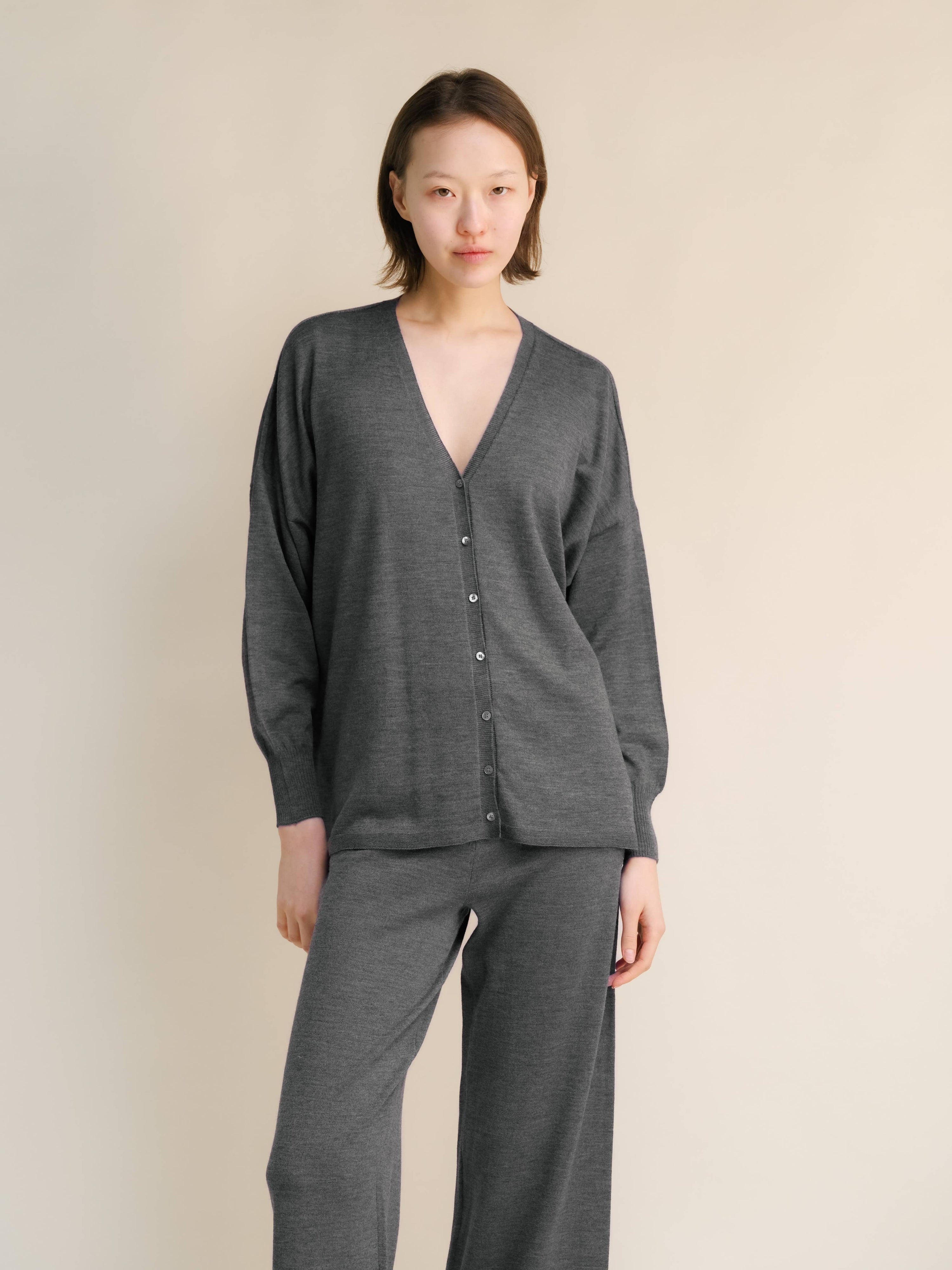 Extra Fine Merino Wool Cardigan