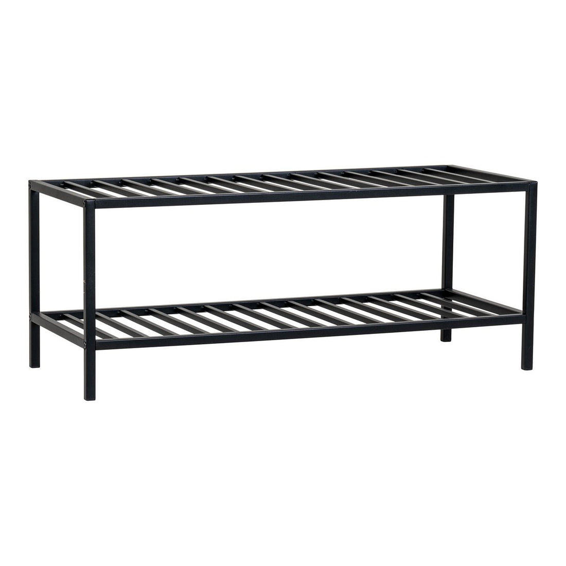 Vita Shoe Rack | Skohylla i svart metall, 79x34x32cm
