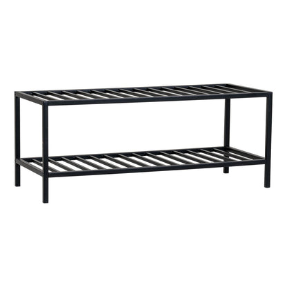 Vita Shoe Rack | Skohylla i svart metall, 79x34x32cm