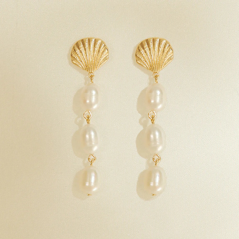 Marisca Earrings | 18k Gold | Agape Studio Jewelry 