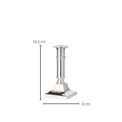 Kent | Silverpläterad ljusstake | Edzard - H 16 cm