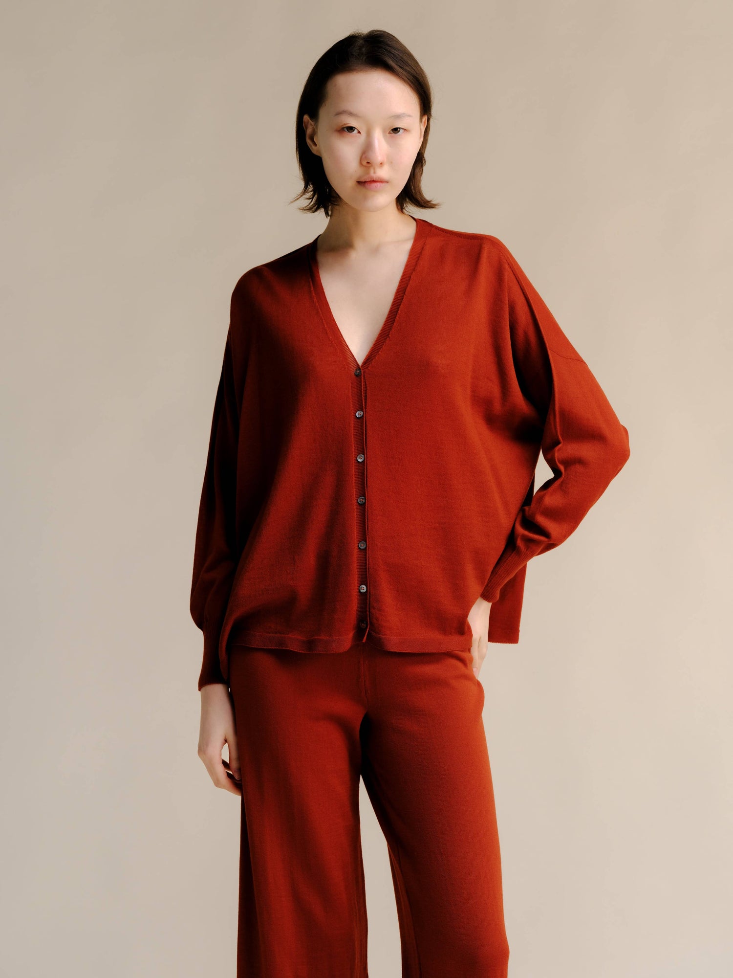 Extra Fine Merino Wool Cardigan