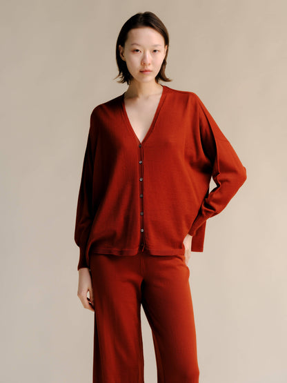 Extra Fine Merino Wool Cardigan
