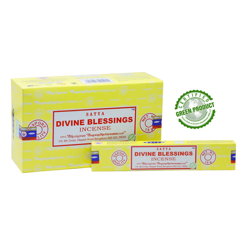 Encens Satya Divine Blessings – Pour une atmosphère divine dans votre maison