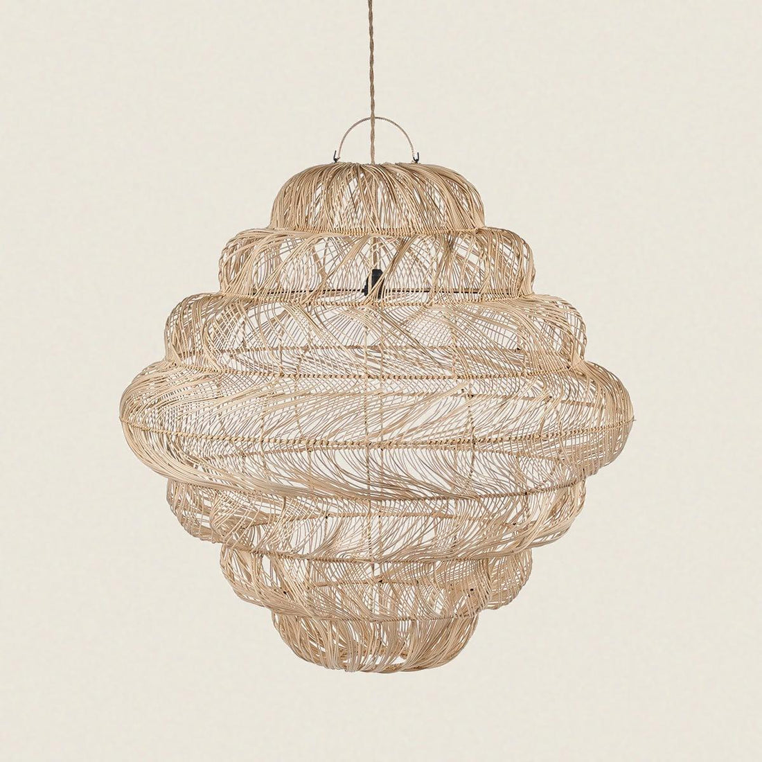 Stor rottinglampa – Aurora pendel 102 cm | Bazar Bizar Living