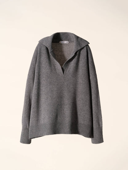 Wool &amp; Cashmere Polo Sweater