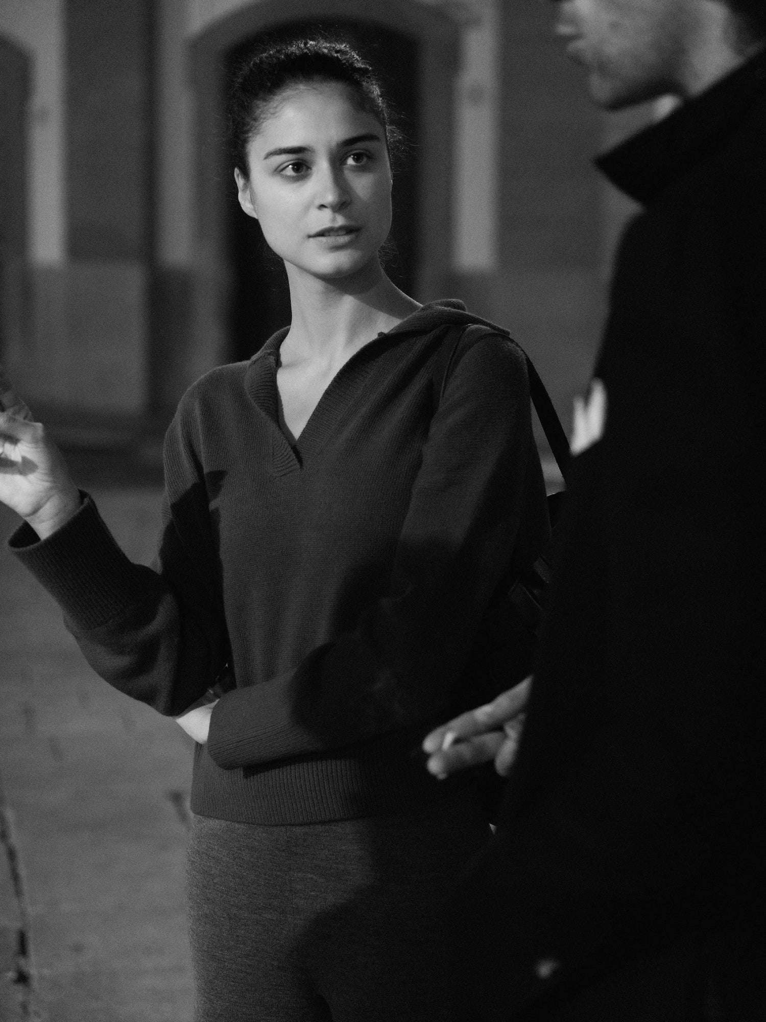 Wool &amp; Cashmere Polo Sweater