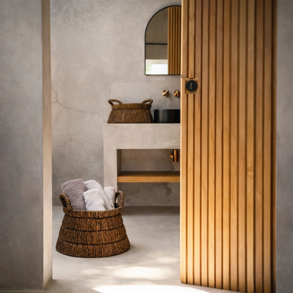 Chisomo | Handflätad förvaringskorg i bananblad