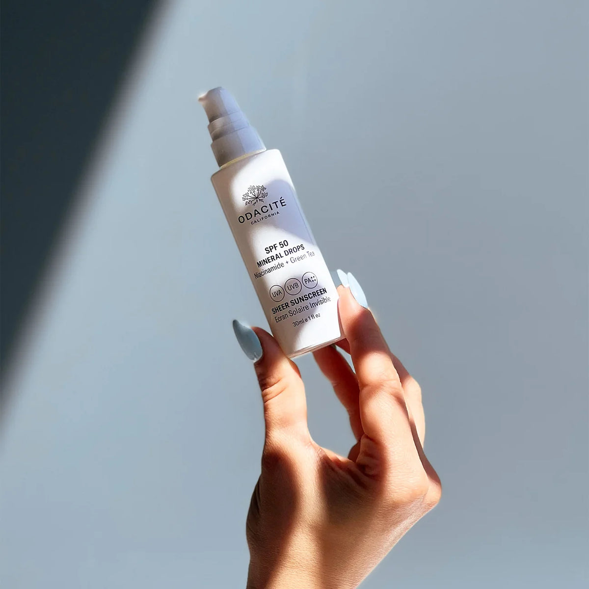 Odacité SPF 50 Sheer Sunscreen Mineral Drops – Mineraliskt solskydd 30 ml