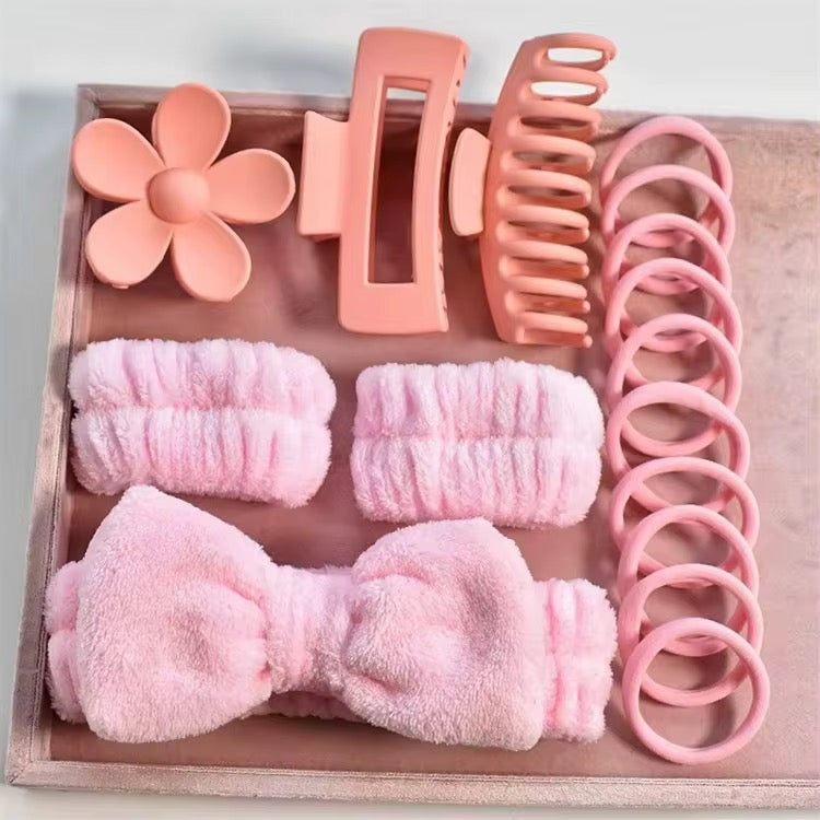 Luxuriöses 16-teiliges Spa- &amp; Haarschmuck-Set – das perfekte Weihnachtsgeschenk