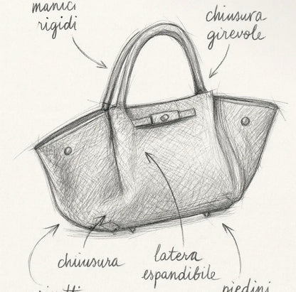 Iklina Leather Handbag – Made in Italy