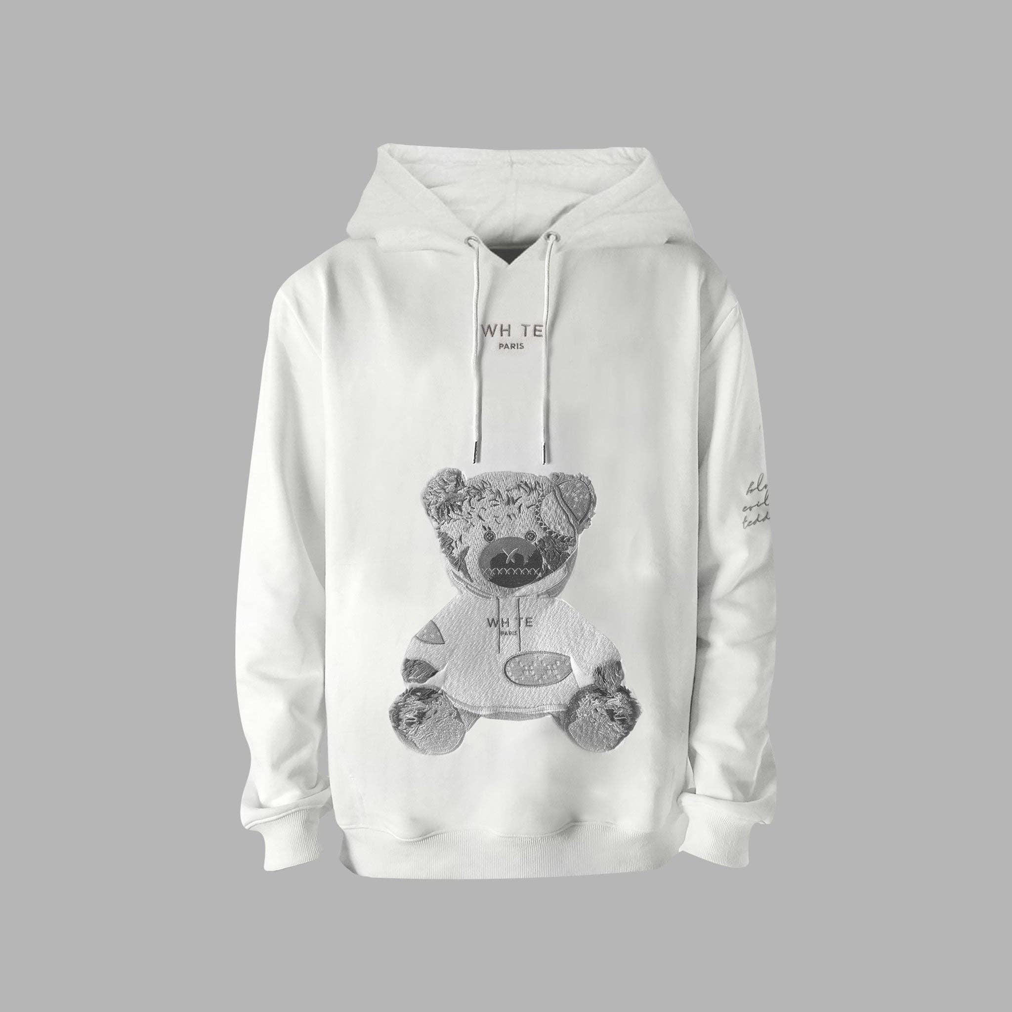 Evil Twin Teddy Bear Hoodie, Blvck