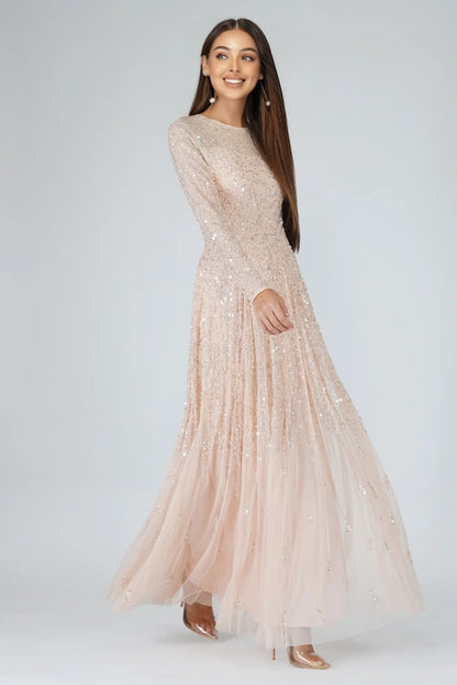 Sila Maxi Dress - Blush Pink