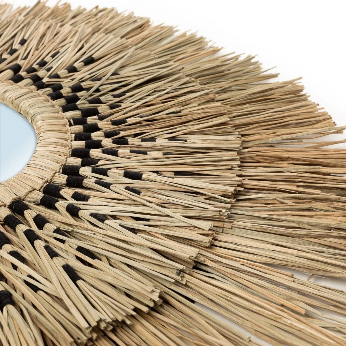 The Havana Mirror - Natural Black - ⌀ 70 cm| Bazar Bizar Living