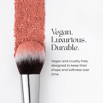 BEAUTICAL | Metal Glam Brush Set – 9 veganska sminkborstar