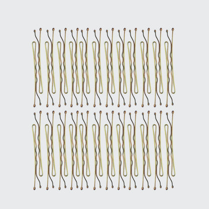 KITSCH | Bobby Pins – 45-pack (brun)