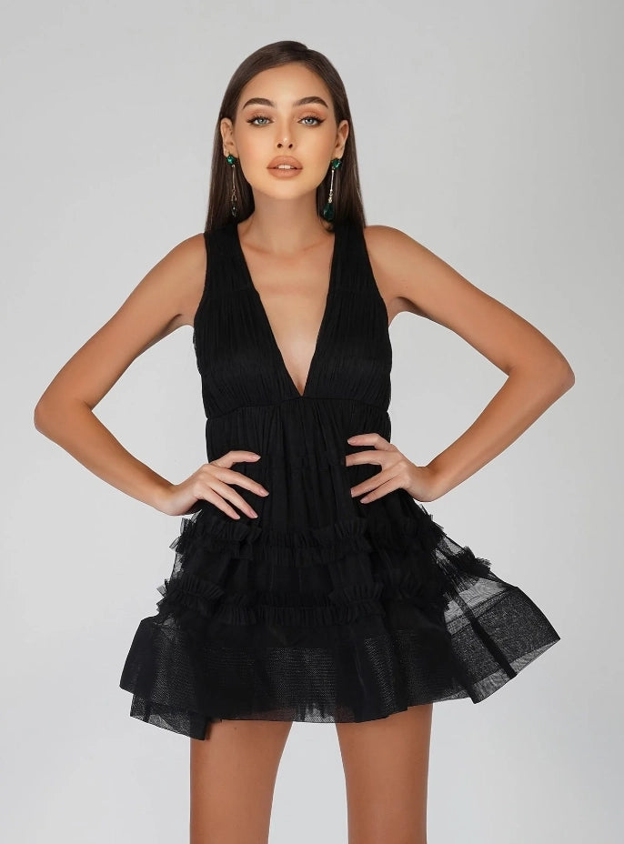 Ivy Mini Dress - Black