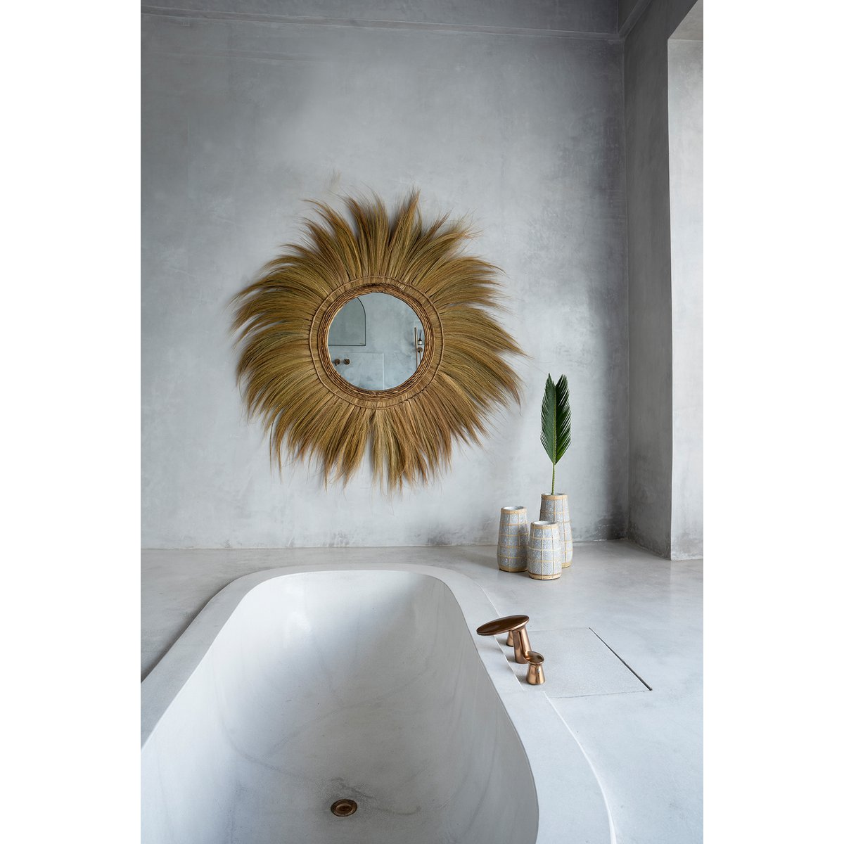 The Mufasa Mirror - Natural - Ø120 cm