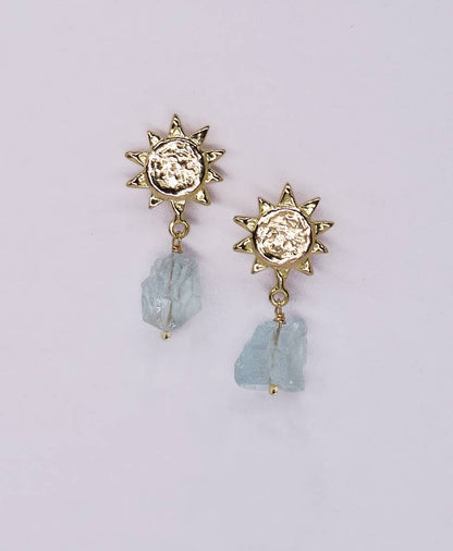 Naissance Sun &amp; Stone Earrings – Handgjorda örhängen med kristaller från Ann Acid