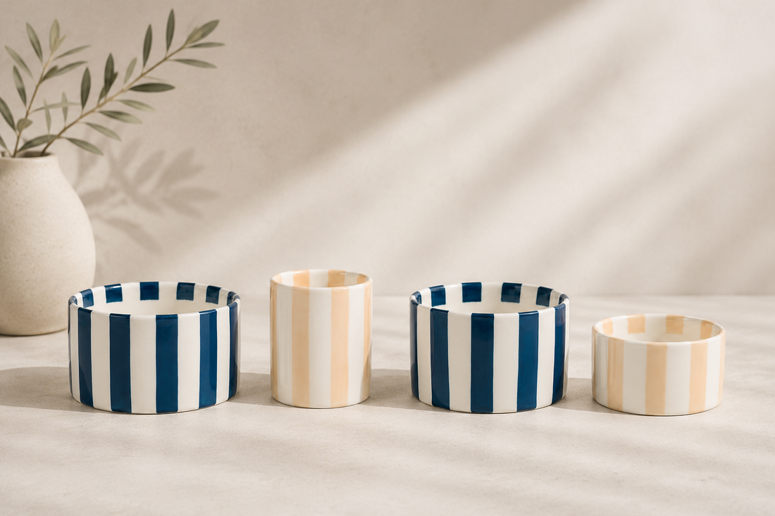 Aperitif | Striped Bowls - Set of 4