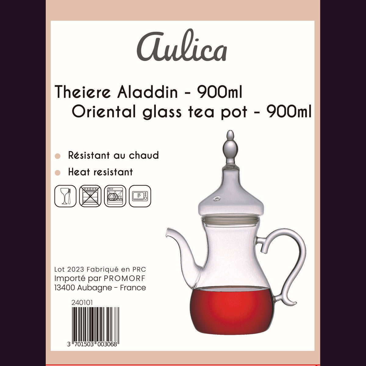 ALADIN Teekanne aus Glas 900 ml – AULICA