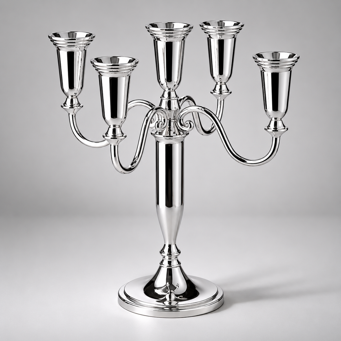 Venezia Silverpläterad Kandelaber 5-armad 31 cm | EDZARD