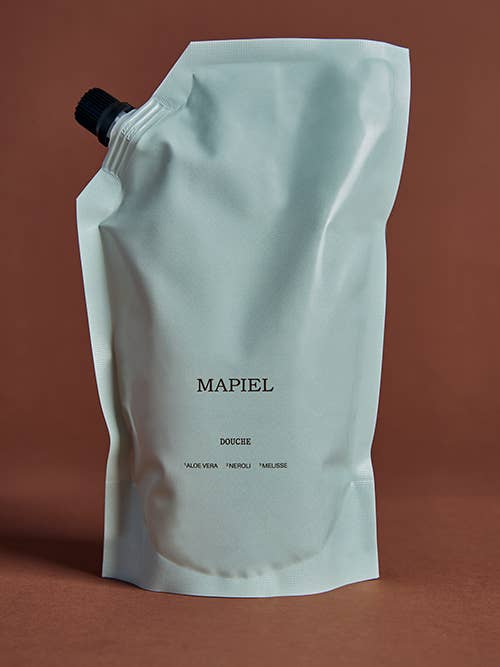 MAPIEL Duschgel Nachfüllpackung – 100% natürlich, 500 ml
