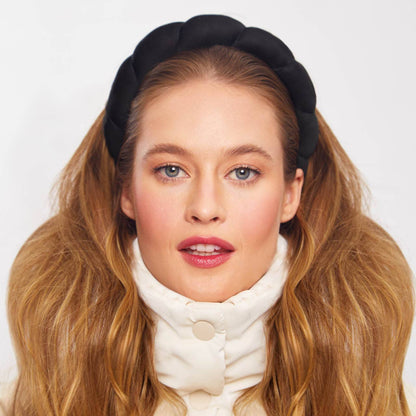 Kitsch Recycled Padded Headband – Black | Vadderat Diadem