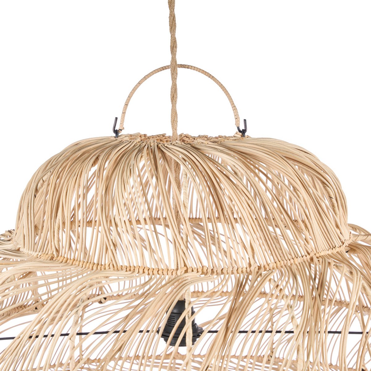 Stor rottinglampa – Aurora pendel 102 cm | Bazar Bizar Living
