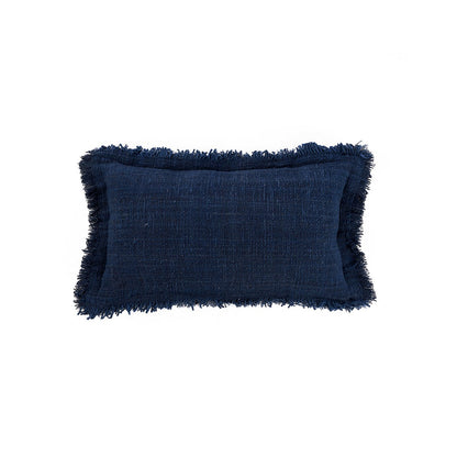 Azure Fringe Kuddfodral Indian Blue 30x50 cm | Bazar Bizar