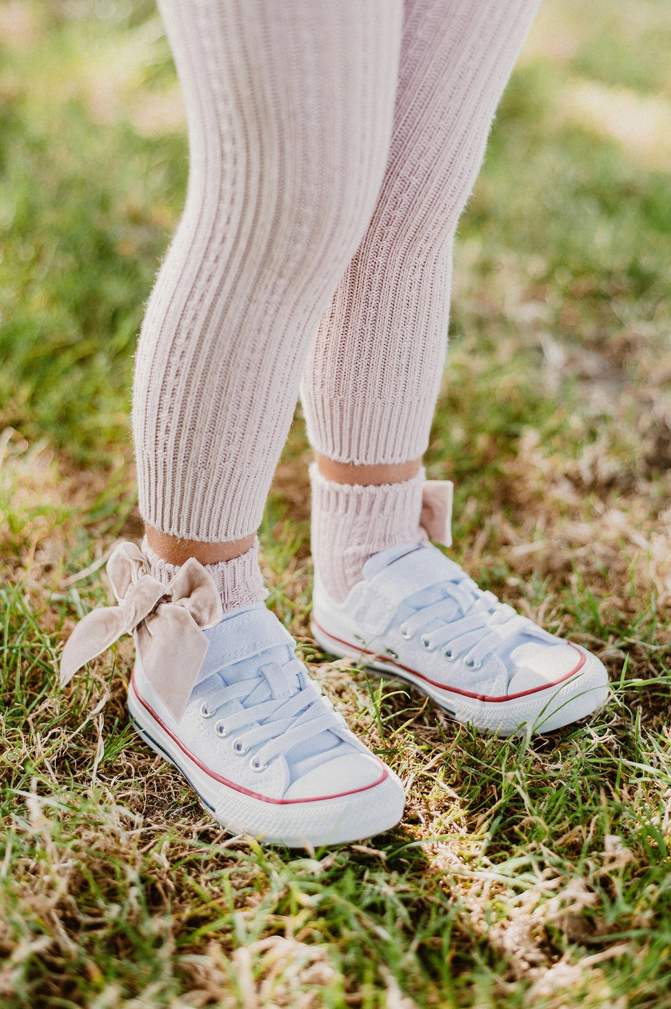 Socks with Velvet Bows, La Olivia Kids 