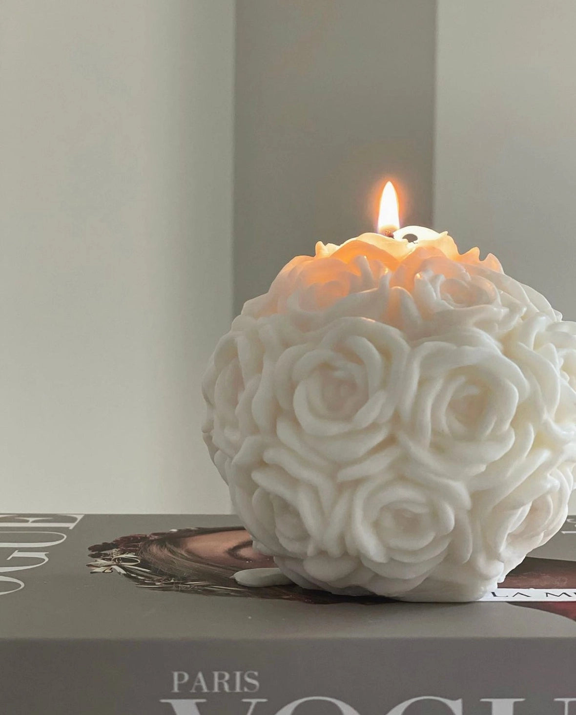 Roses - Organic Scented Candles from Organic Soy Wax from France