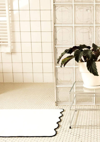Vågig Badrumsmatta 50×80 cm | Tomète