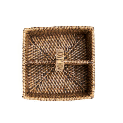 Le support à ustensiles en rotin n°2 - Marron naturel