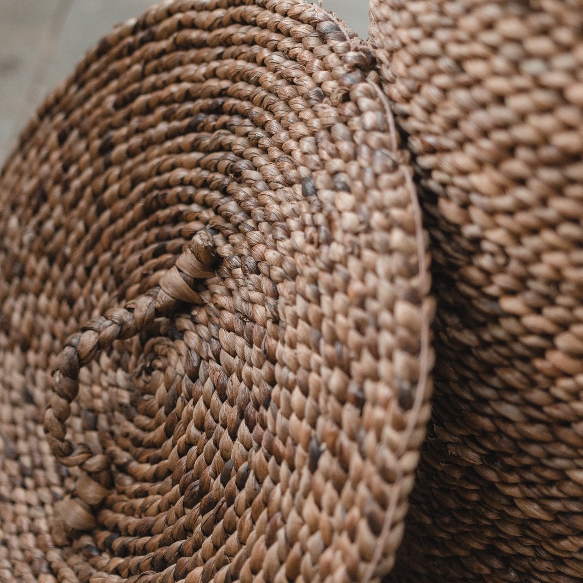 Panier de rangement en jacinthe d&