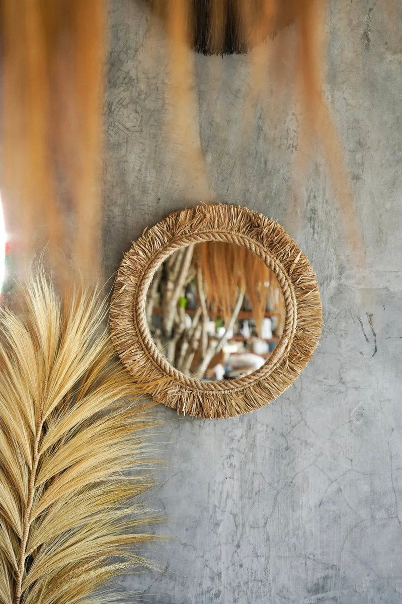 Tahiti Spegel – Natur ⌀ 60 cm