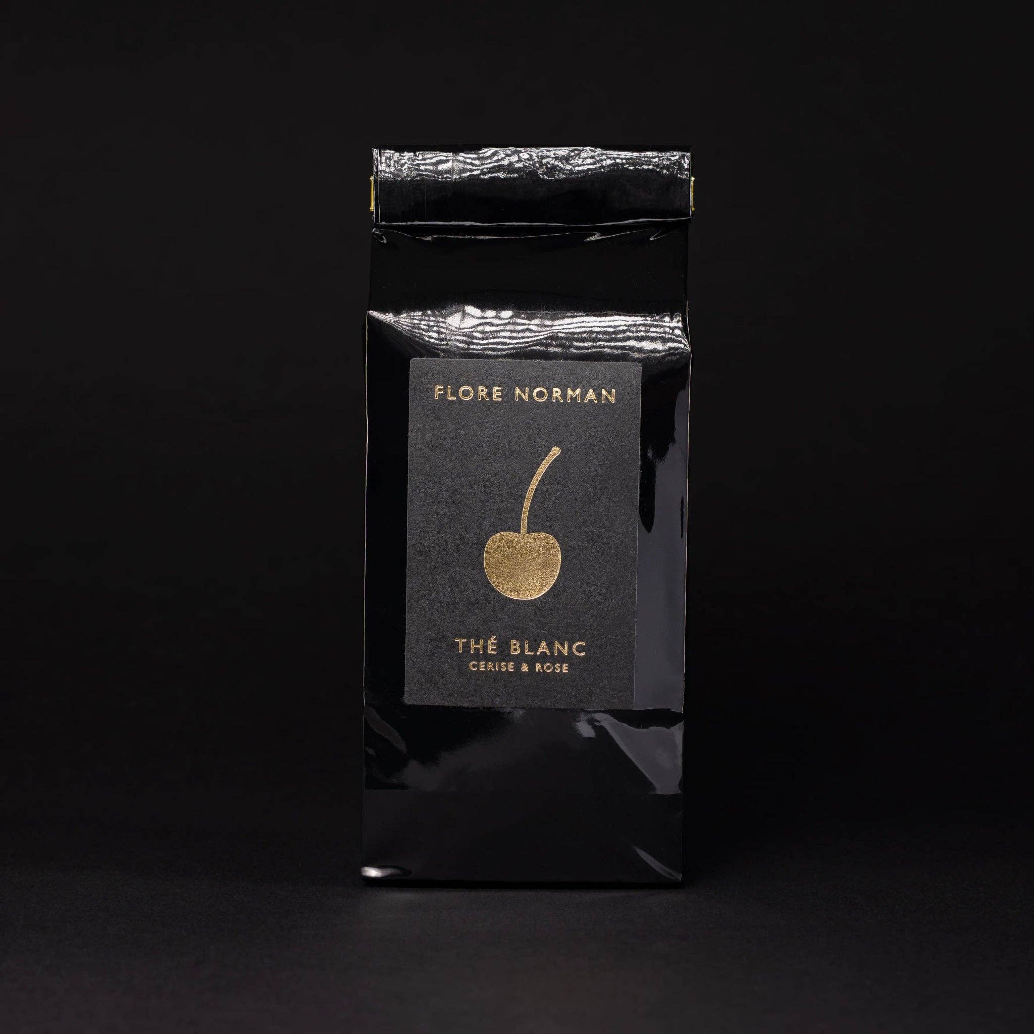 Flore Norman – Körsbär | Vitt te Pai Mu Dan med körsbär &amp; ros (40 g)